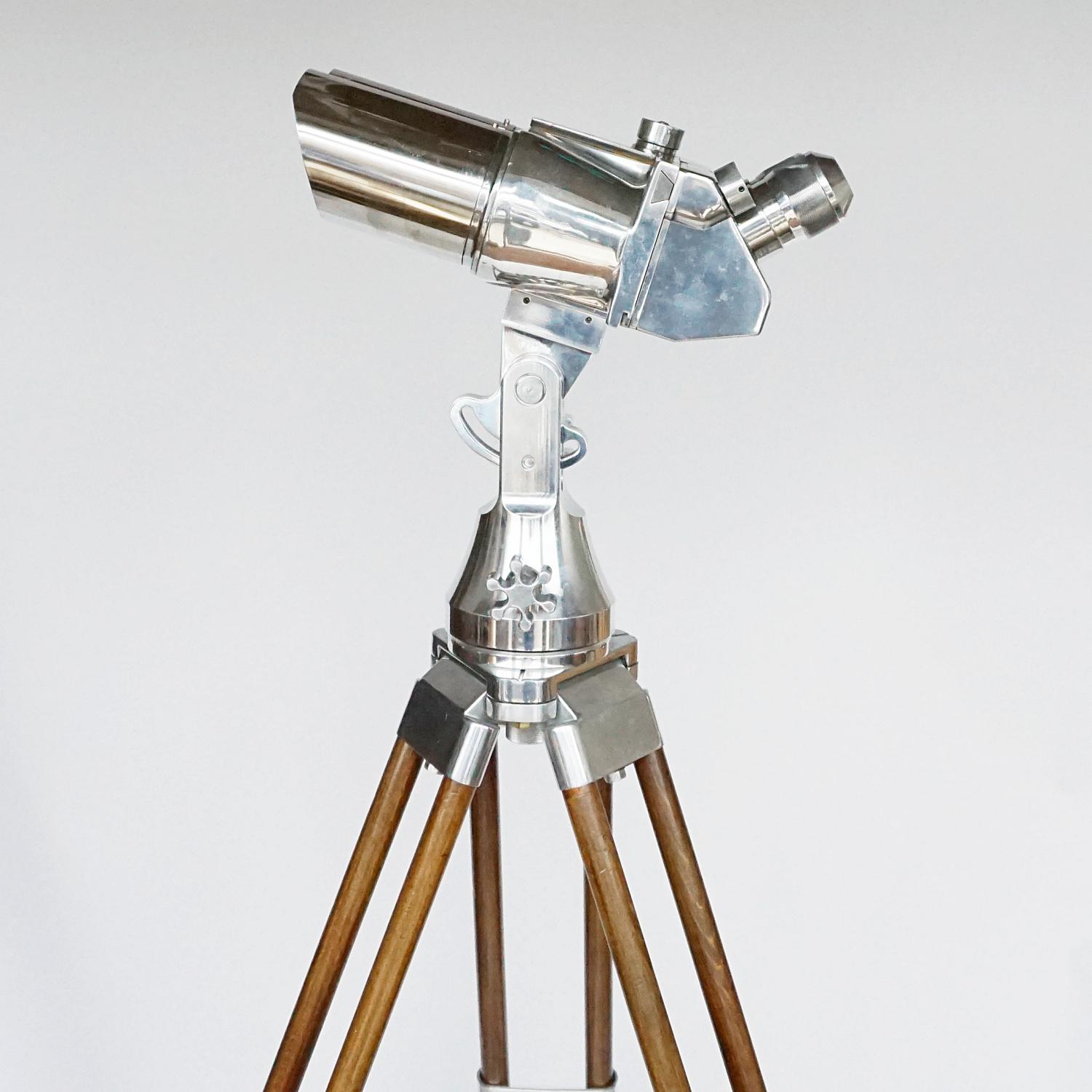 20th Century Pair of WW11 Observation Binoculars Designed by Emil Busch, circa 1940
