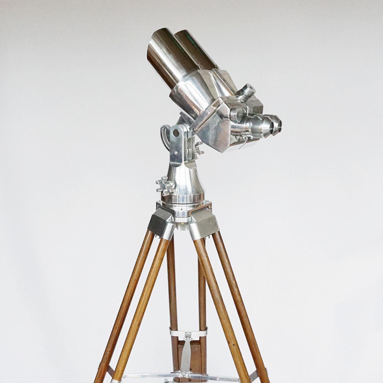 Pair of WW11 Observation Binoculars Designed by Emil Busch, circa 1940 3