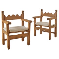 A Pair of 17th Century Spanish Colonial Armchairs