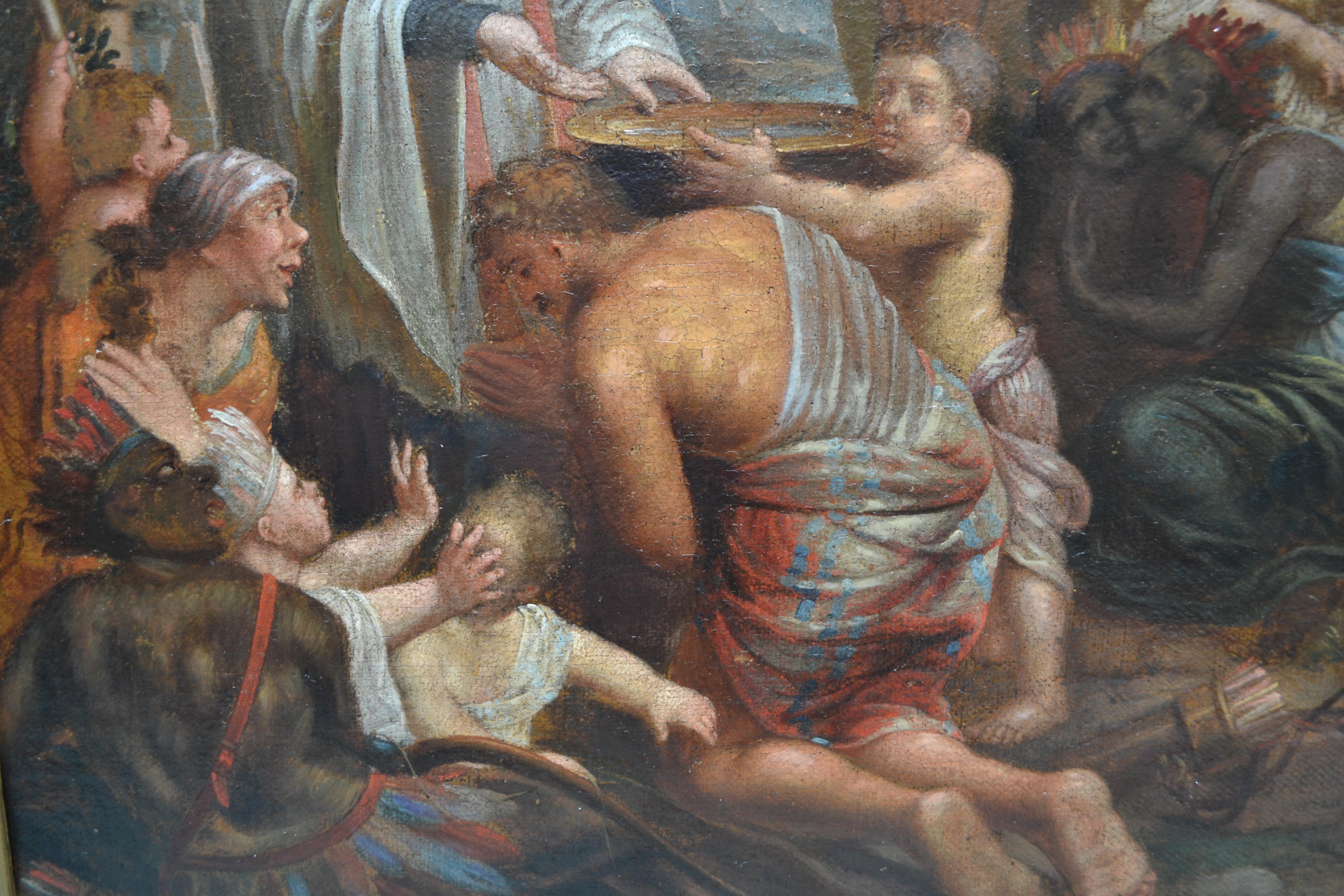 XVIIIe siècle Paire de tableaux du 18ème siècle représentant Saint François Xavier et Saint Carlo Borromeo en vente
