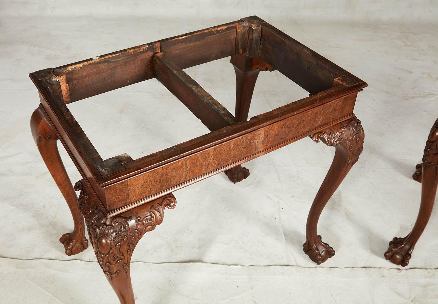 A Pair of 18th c. George II Marble Top Consoles For Sale 6