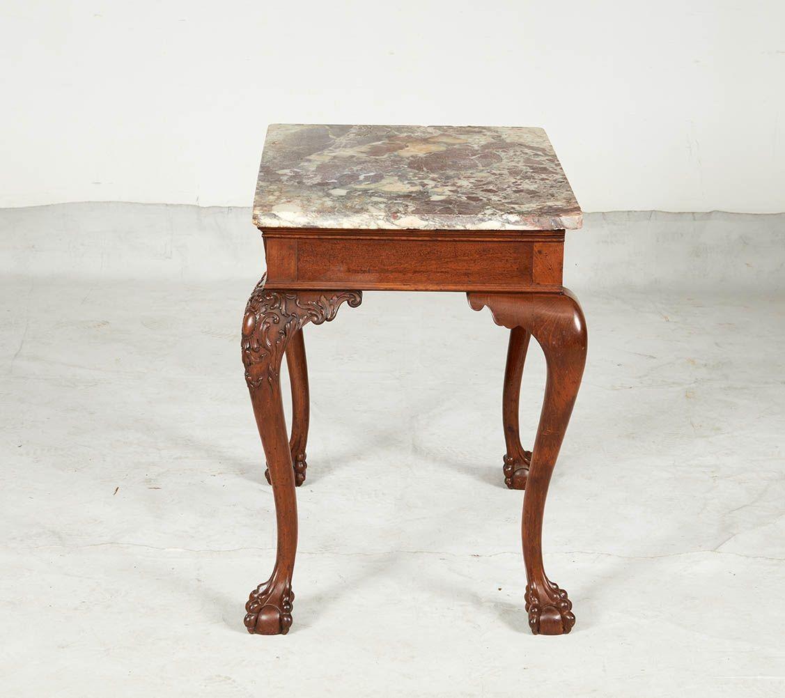 A Pair of 18th c. George II Marble Top Consoles For Sale 2