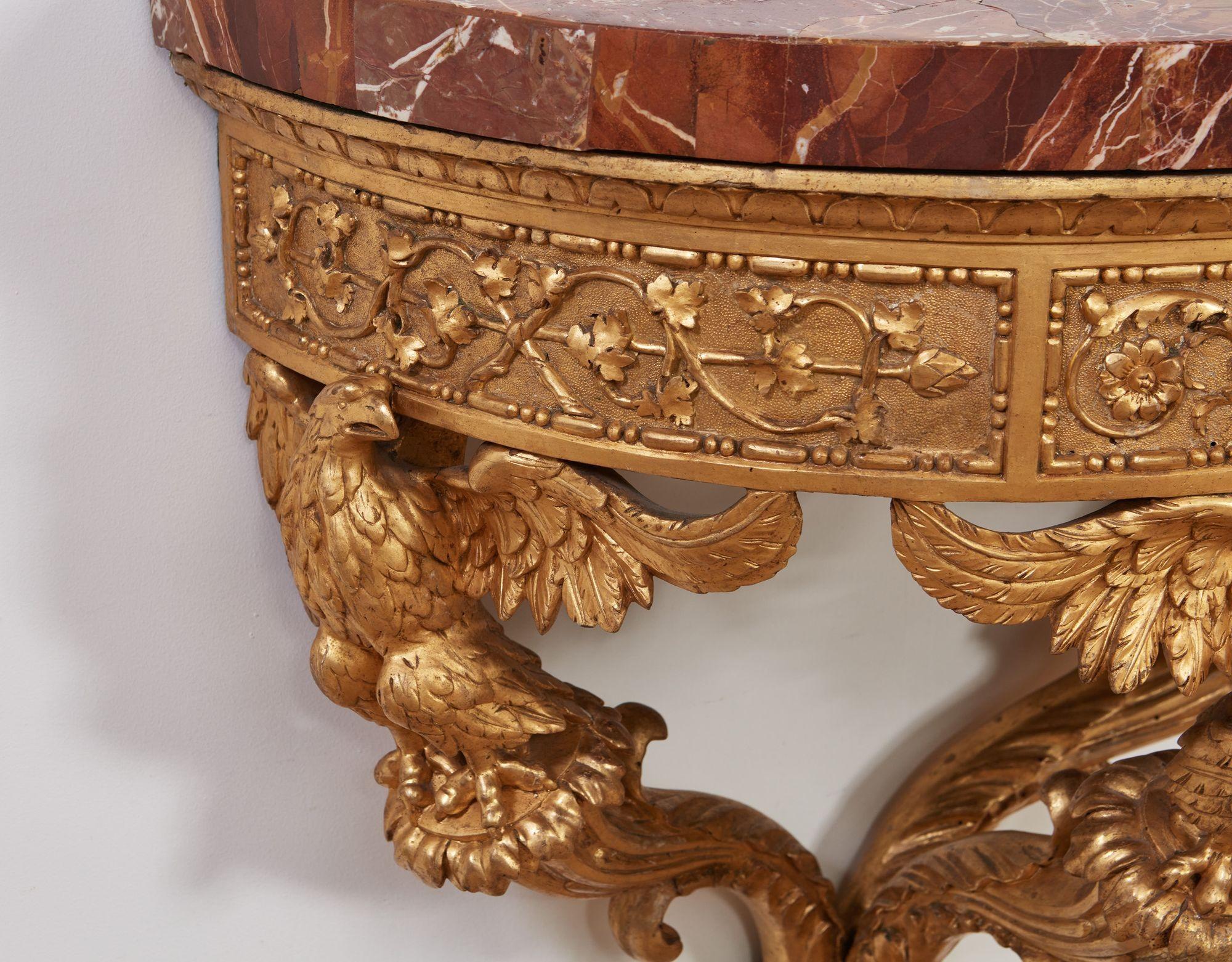 A Pair of 18th c. Italian Consoles For Sale 8