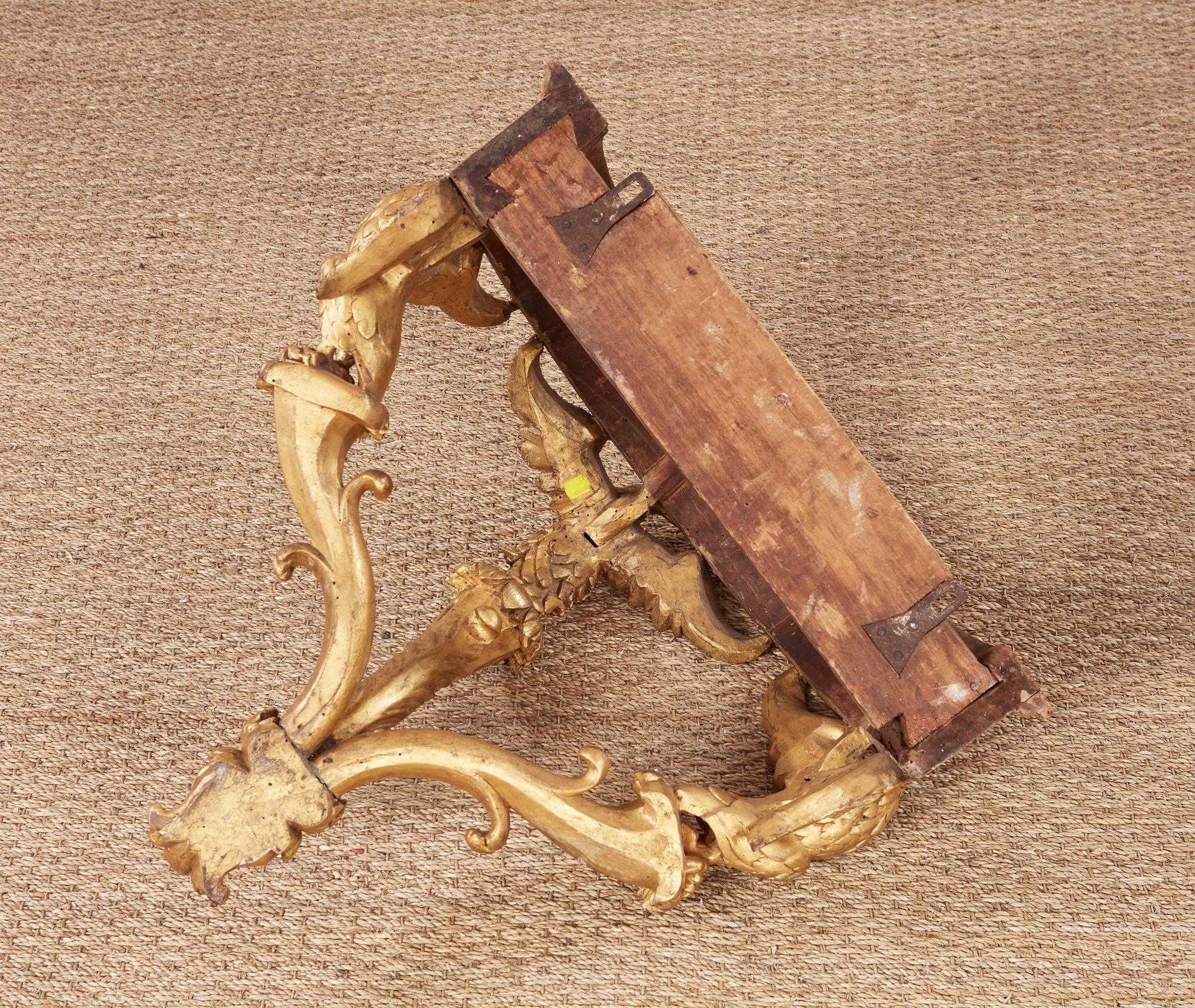 A Pair of 18th c. Italian Consoles For Sale 12