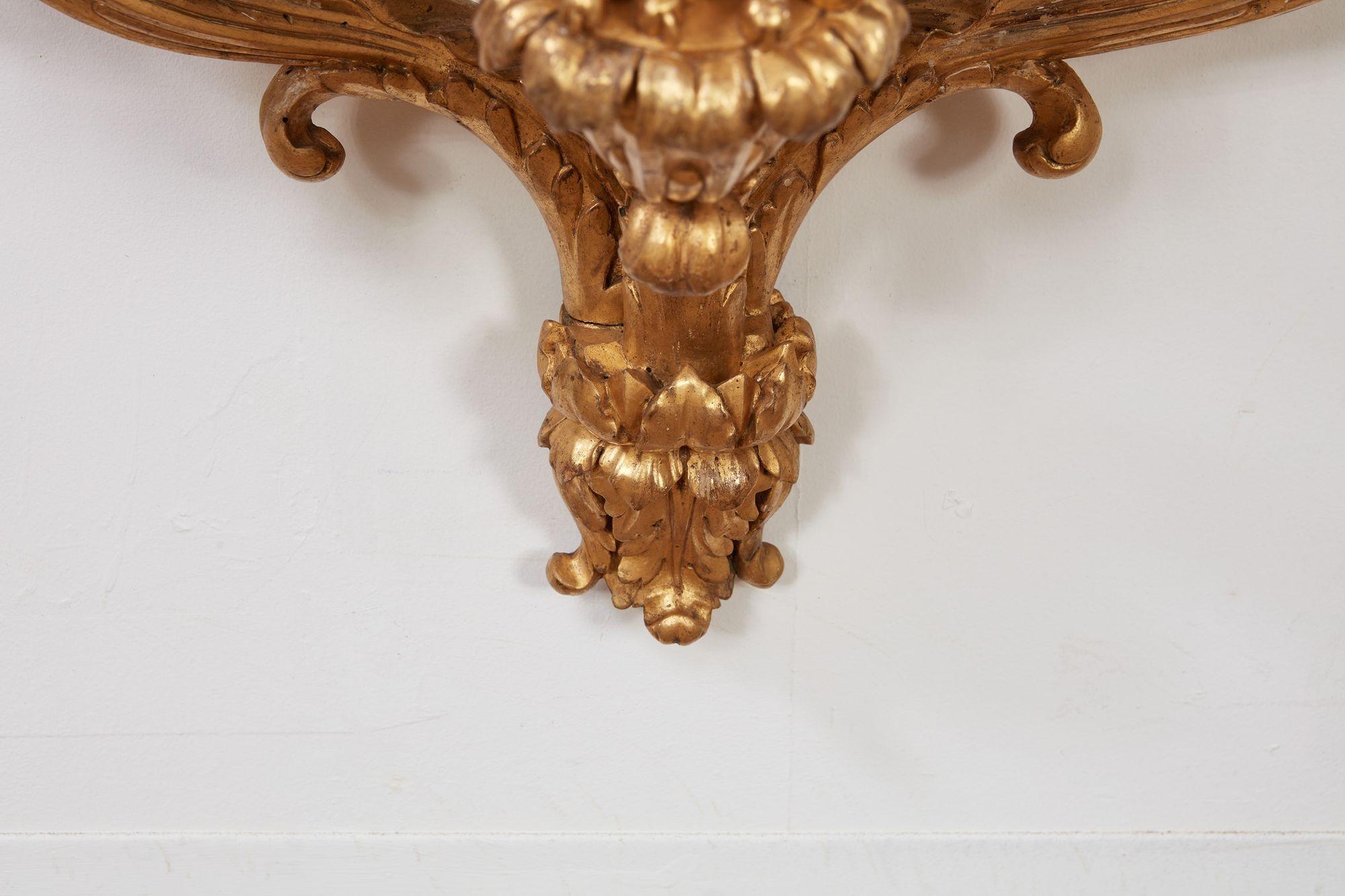 Marble A Pair of 18th c. Italian Consoles For Sale