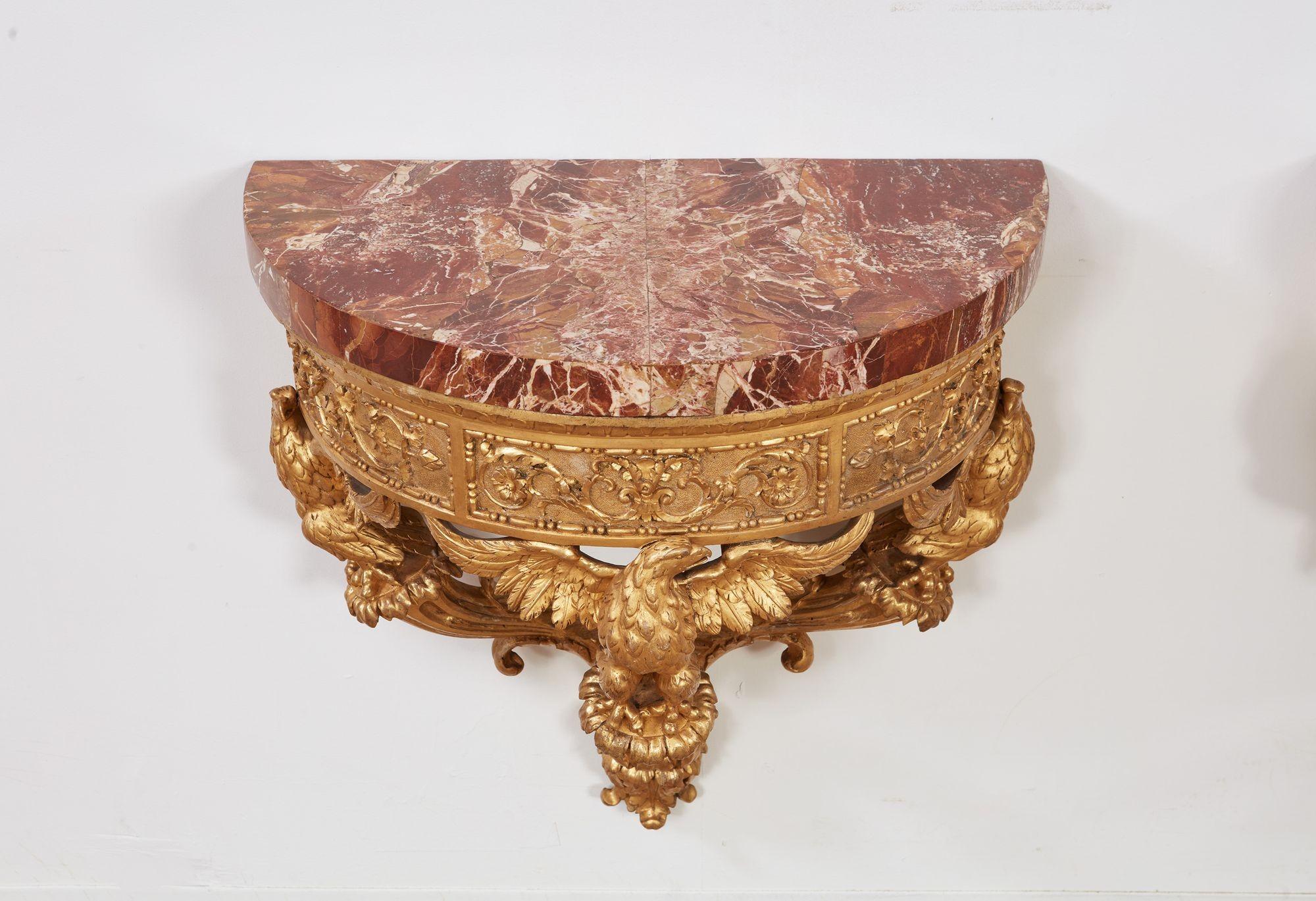 A Pair of 18th c. Italian Consoles For Sale 1