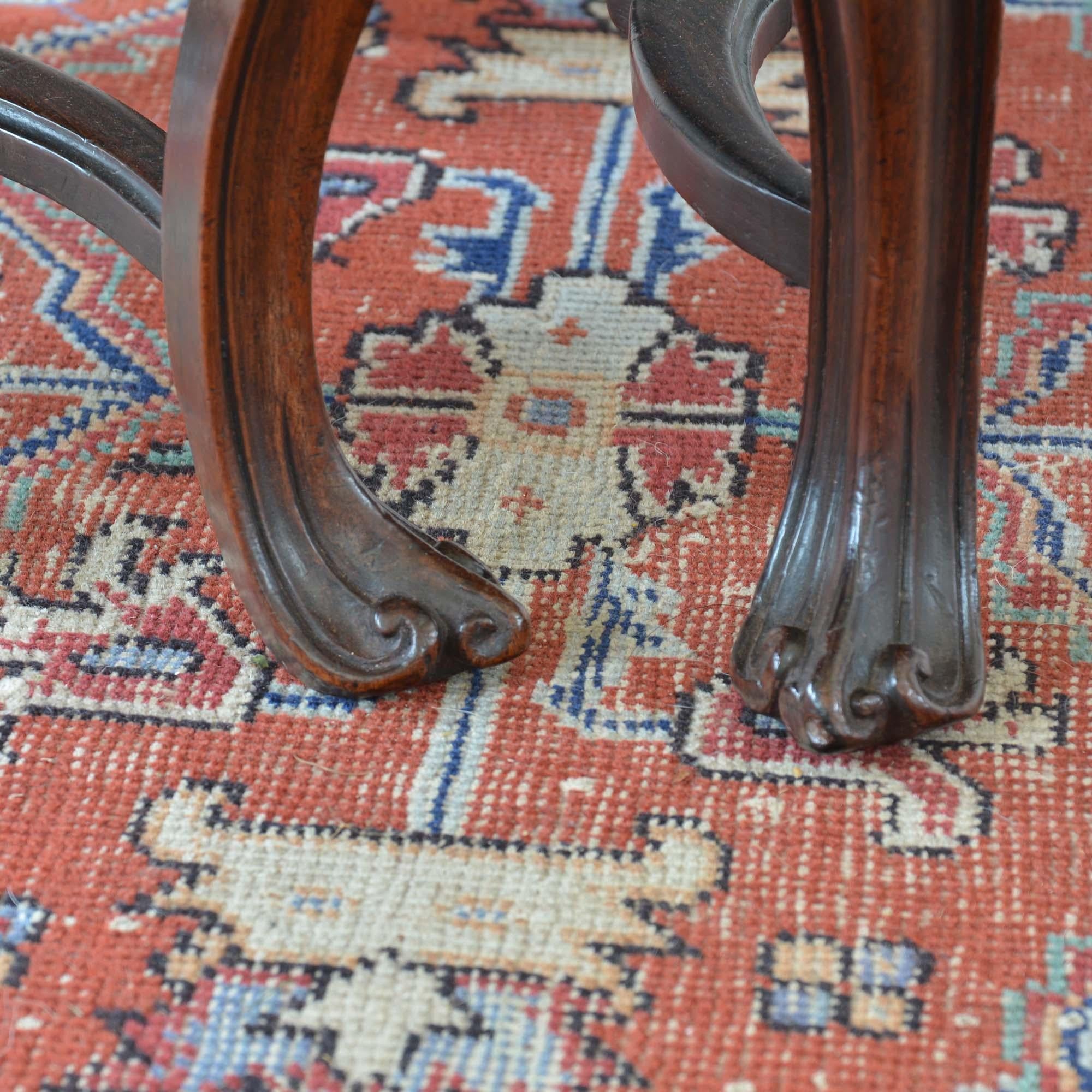Paire de chaises d'appoint en bois de rose à haut dossier, de style ancien portugais, du 18e siècle en vente 4