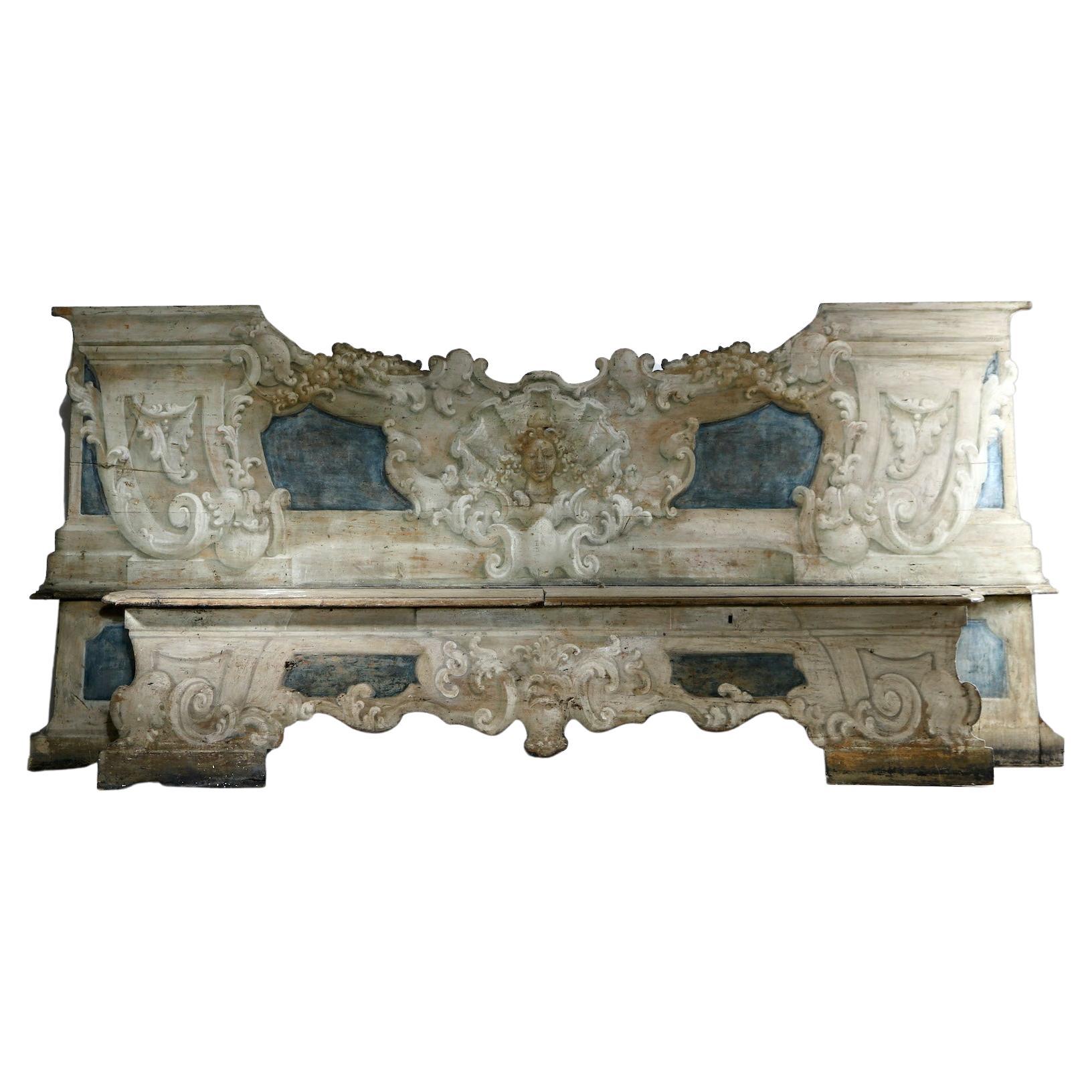 A Pair of 18th Century Cassapanca Benches