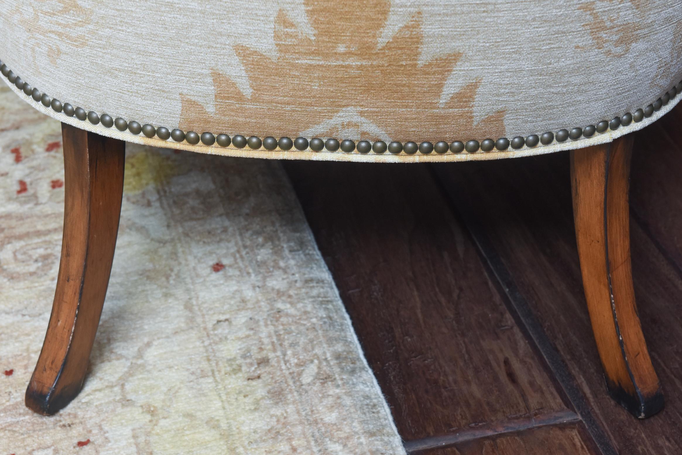 Paire de chaises à oreilles anglaises du XVIIIe siècle en vente 4