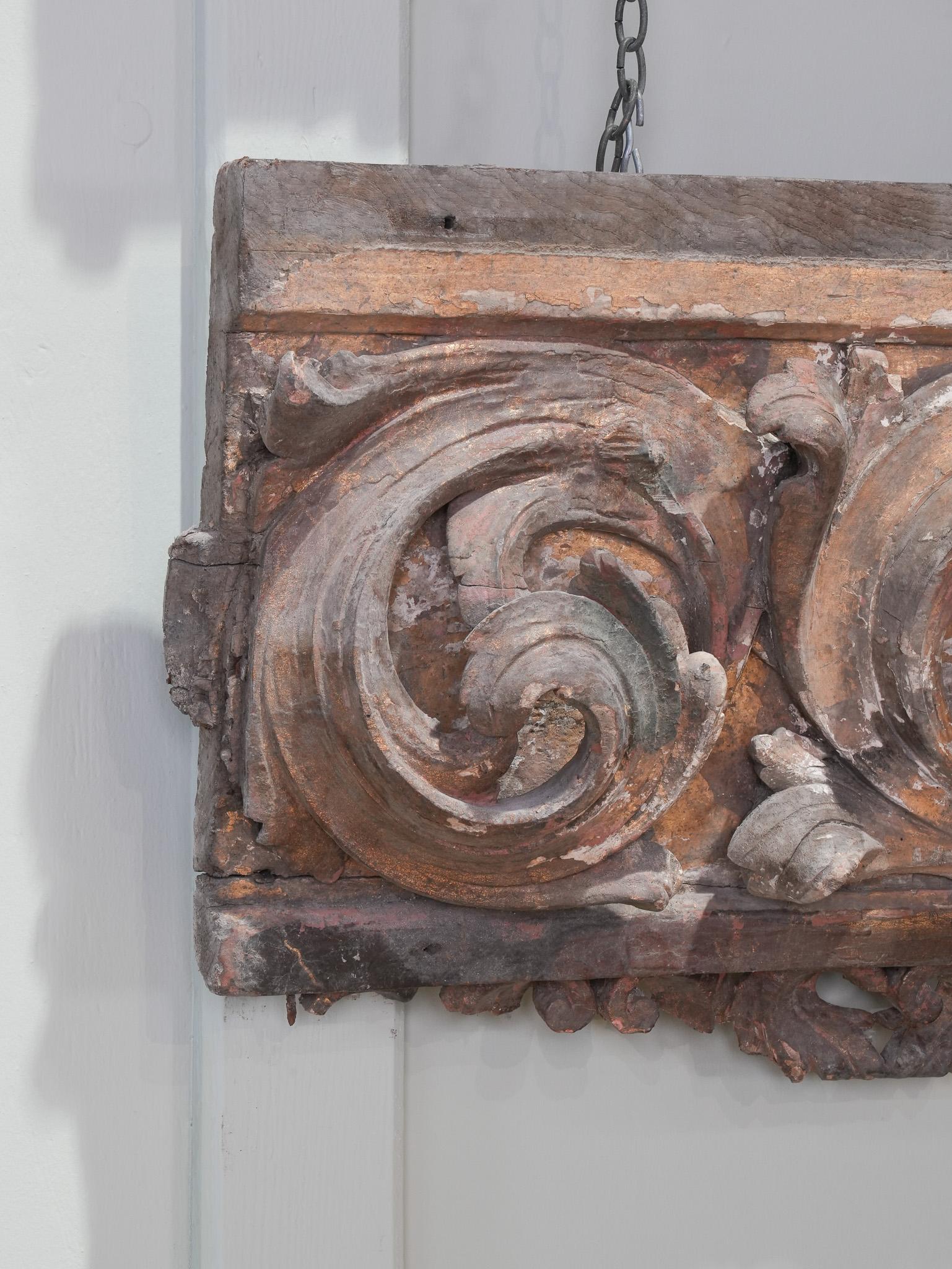 A Pair of 18th Century Portuguese Baroque Wall Panels For Sale 1