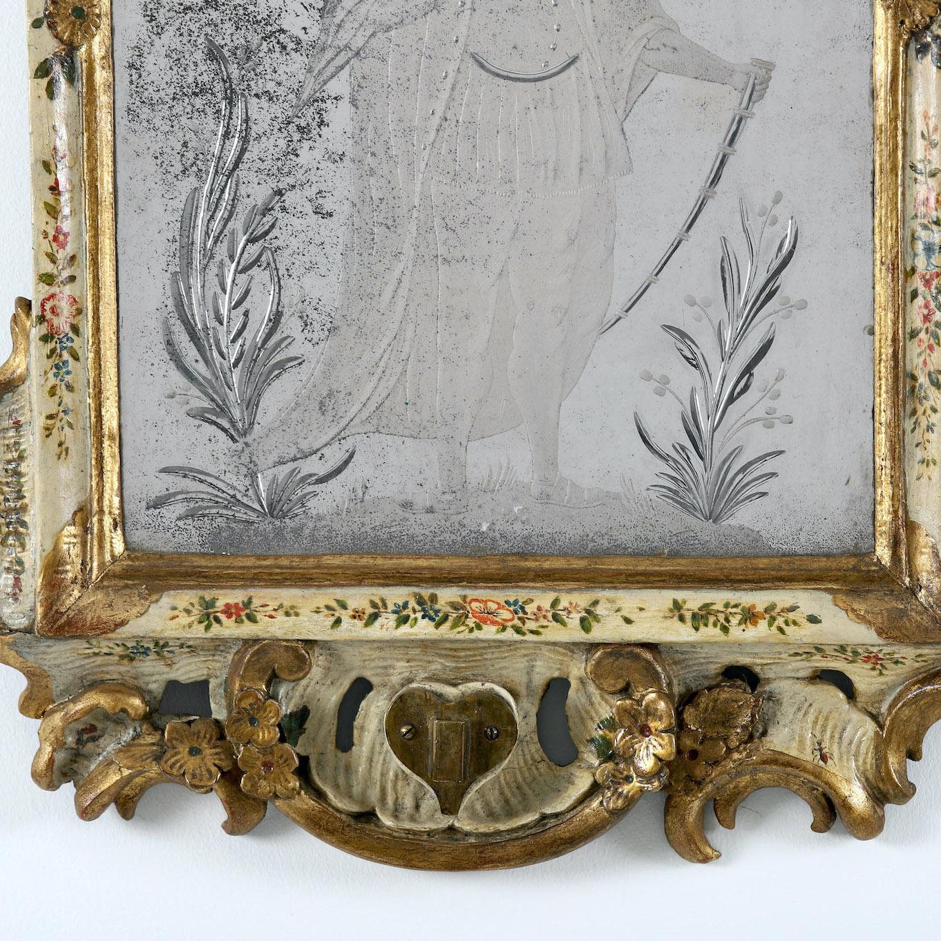 Late 18th Century A Pair of 18th Century Venetian Mirrors