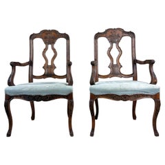 A Pair of 1920s Belgain Armchairs