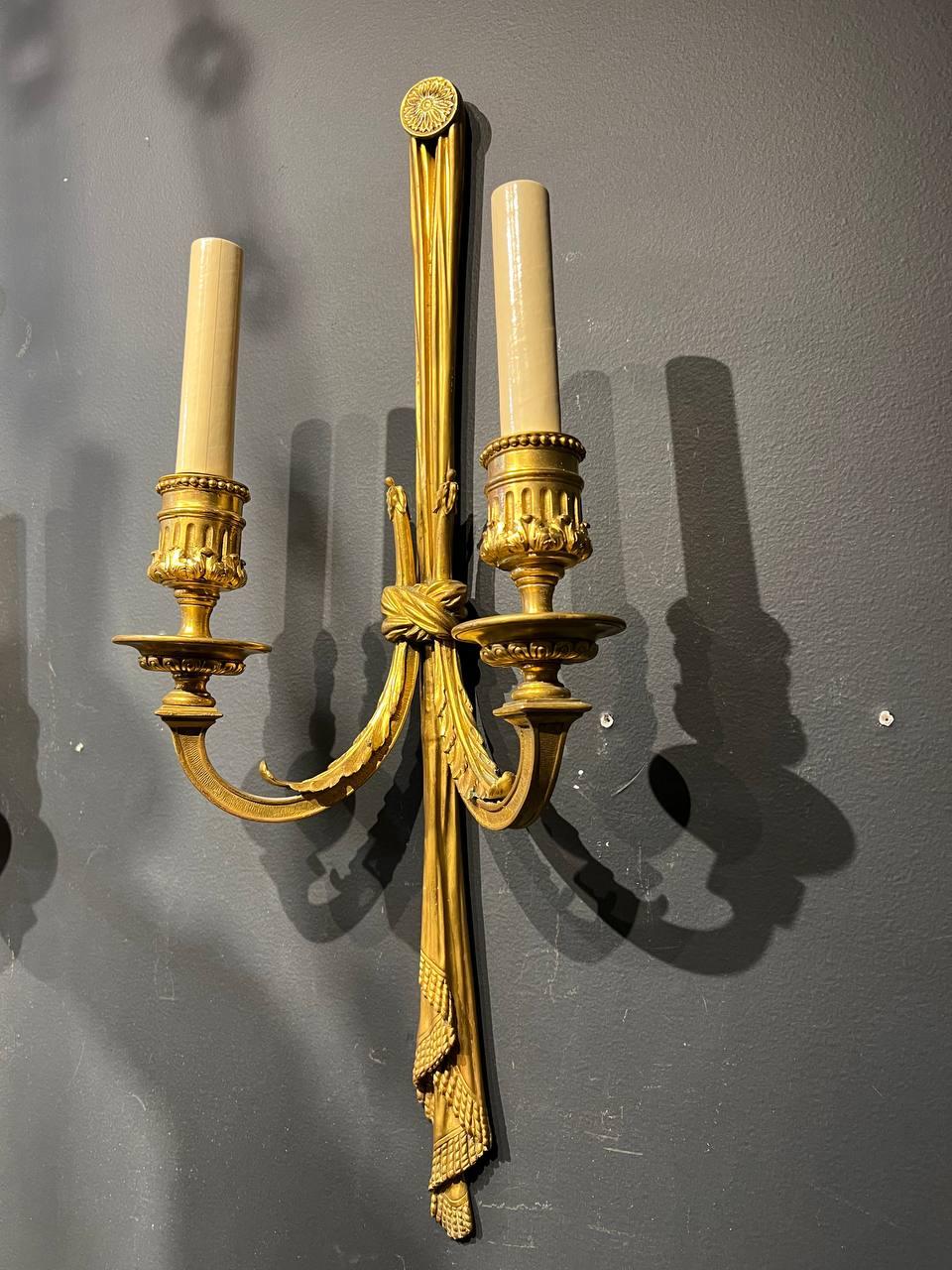 A Pair of 1920’s Caldwell Sconces, Circa 1930s In Good Condition In New York, NY