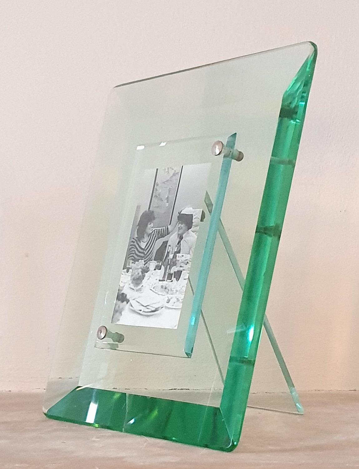 A Pair of 1940s Fontana Arte Glass Picture Frames 10