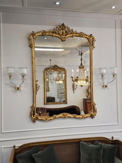 Pair of 1940s Murano Glass Tulip Cup Wall Sconces by Barovier & Toso