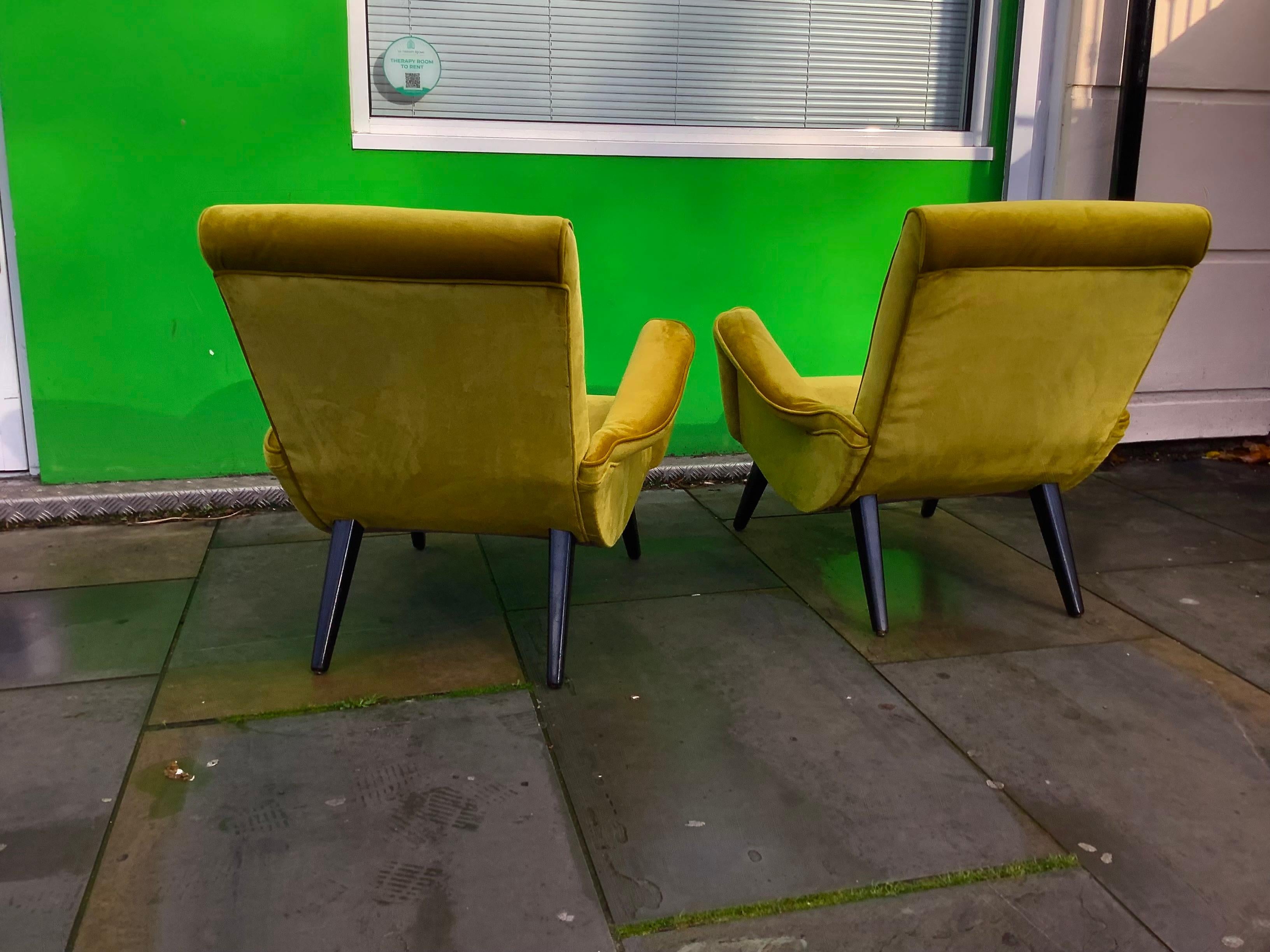 British A pair of 1950’s Hammock armchairs by E.Gomme