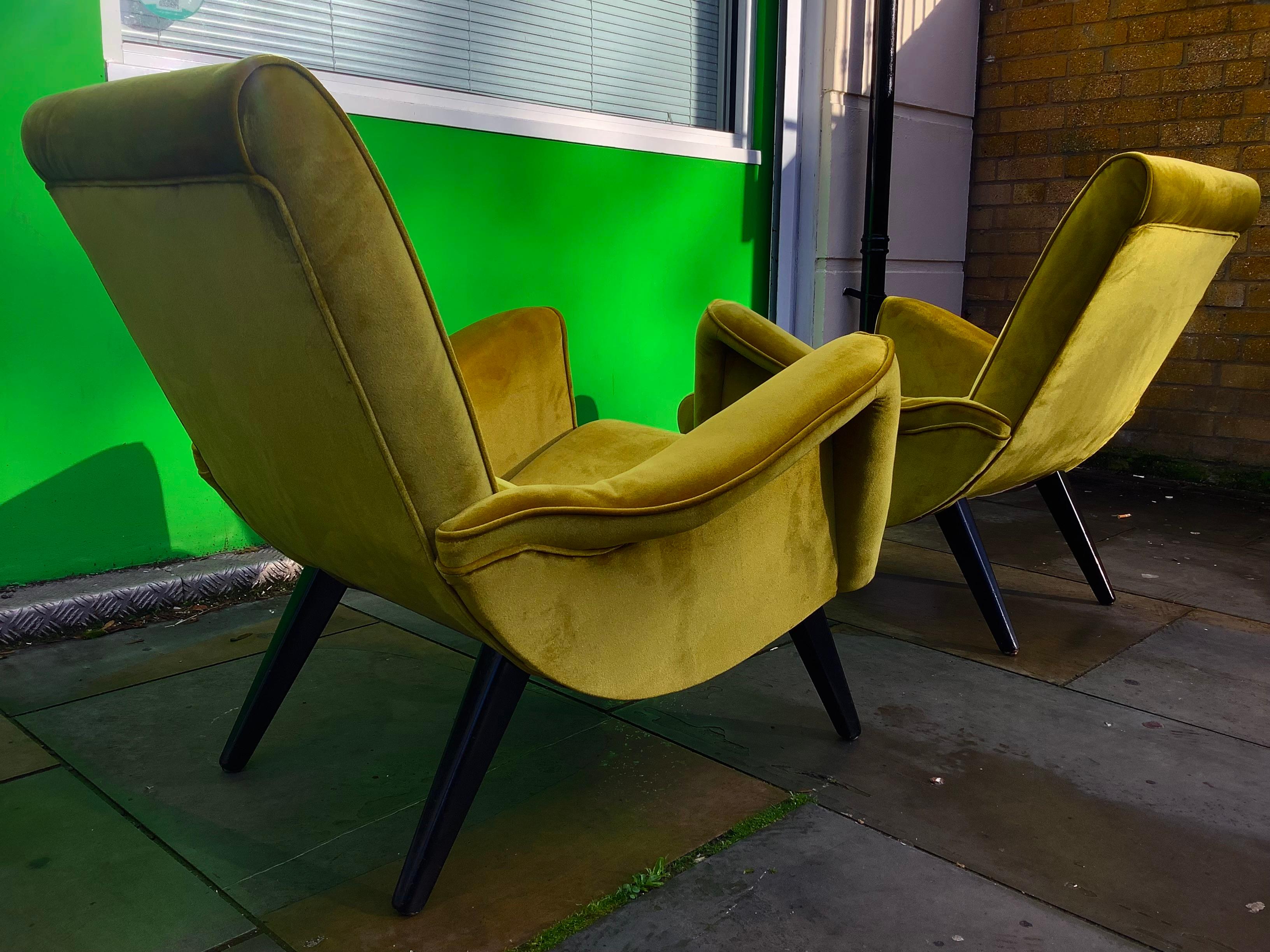 A pair of 1950’s Hammock armchairs by E.Gomme  In Good Condition In London, Lambeth