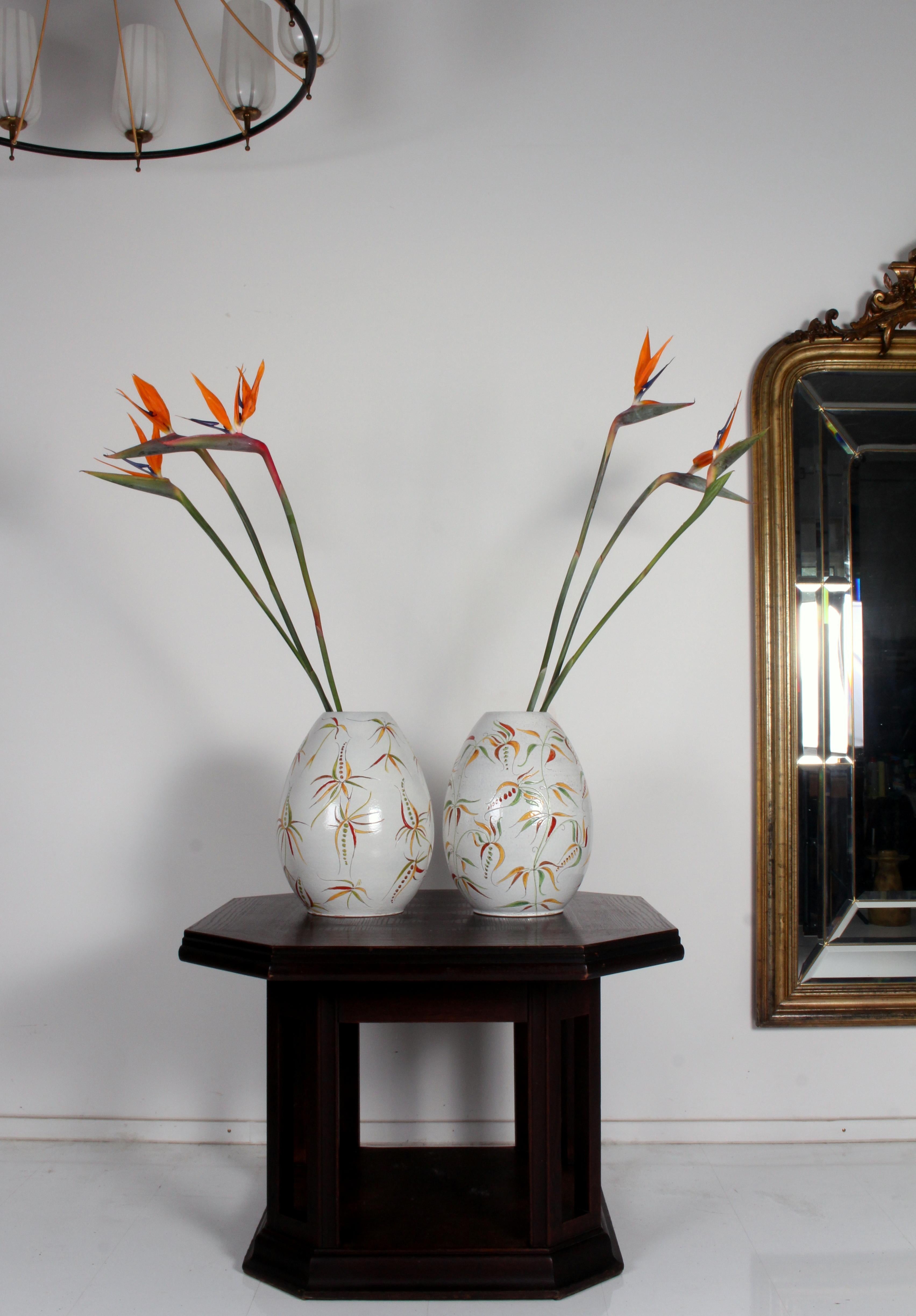 a pair of 1950s Studio Keramik floor Vases Atelier Berta Huber Roethe Landshut  For Sale 5