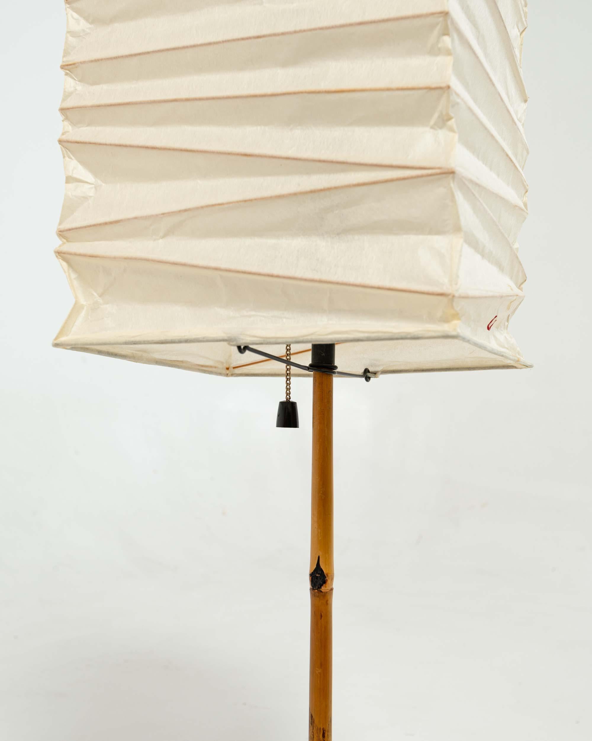 Paire de lampes de bureau Isamu Noguchi Akari BB1-30XN, neuf stock ancien de 1951 en vente 7