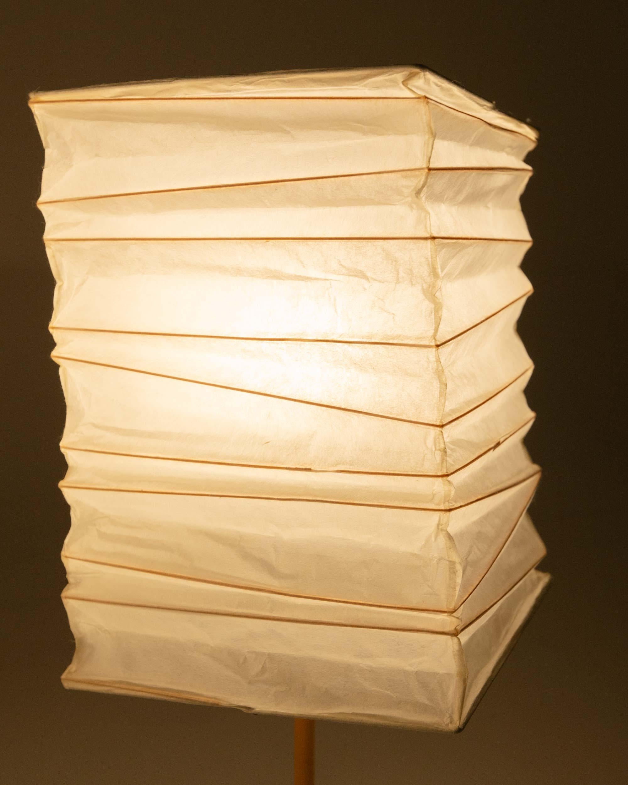 Paire de lampes de bureau Isamu Noguchi Akari BB1-30XN, neuf stock ancien de 1951 en vente 1