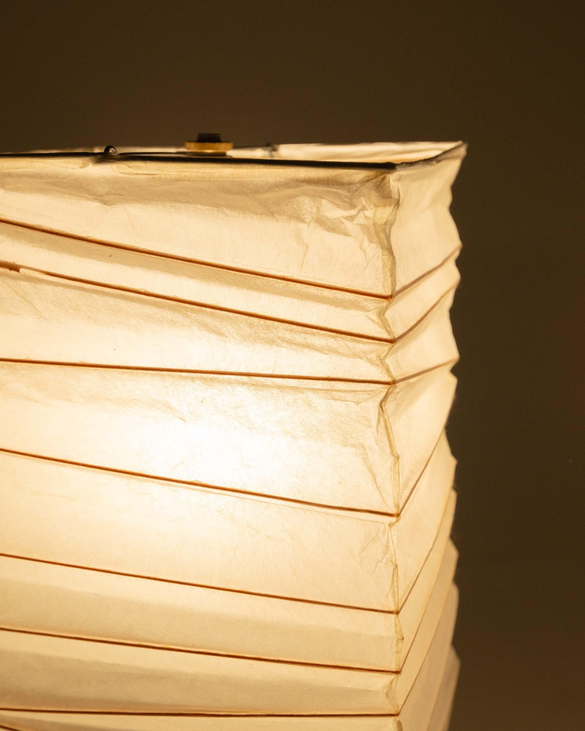 Paire de lampes de bureau Isamu Noguchi Akari BB1-30XN, neuf stock ancien de 1951 en vente 2