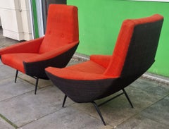 Paire de fauteuils des années 1960 par Guy Besnard