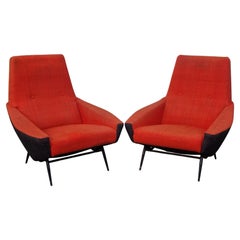 A Pair of 1960s armchairs by Guy Besnard