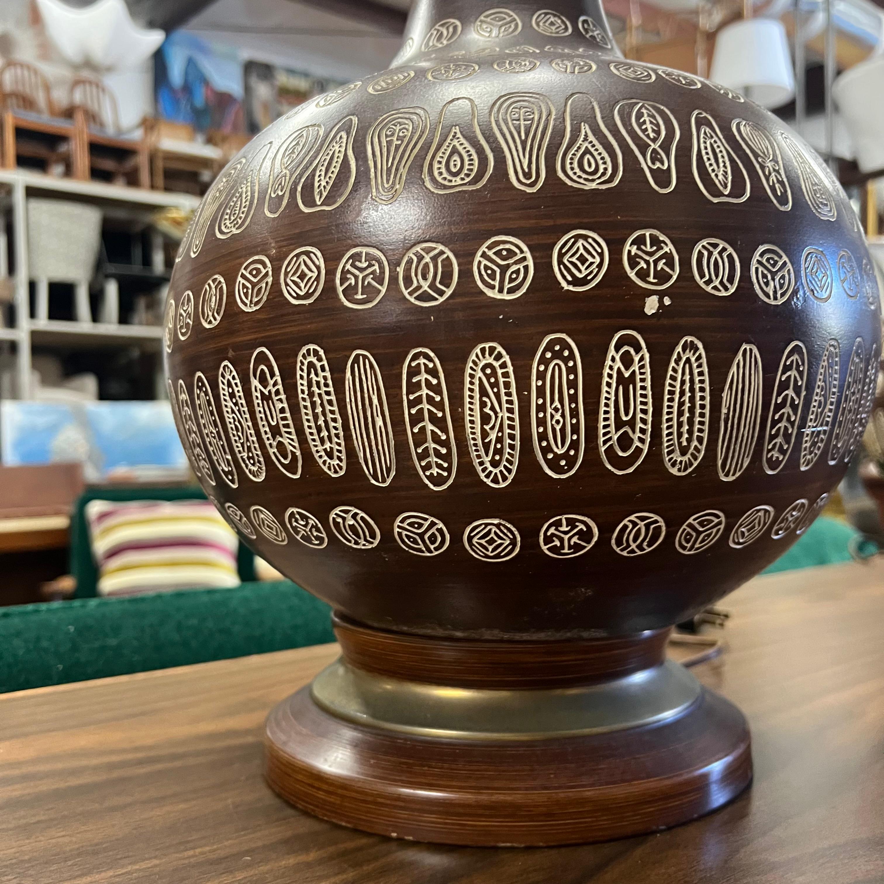 Un par de lámparas de mesa estilo Bitossi de los años 60 en venta 4