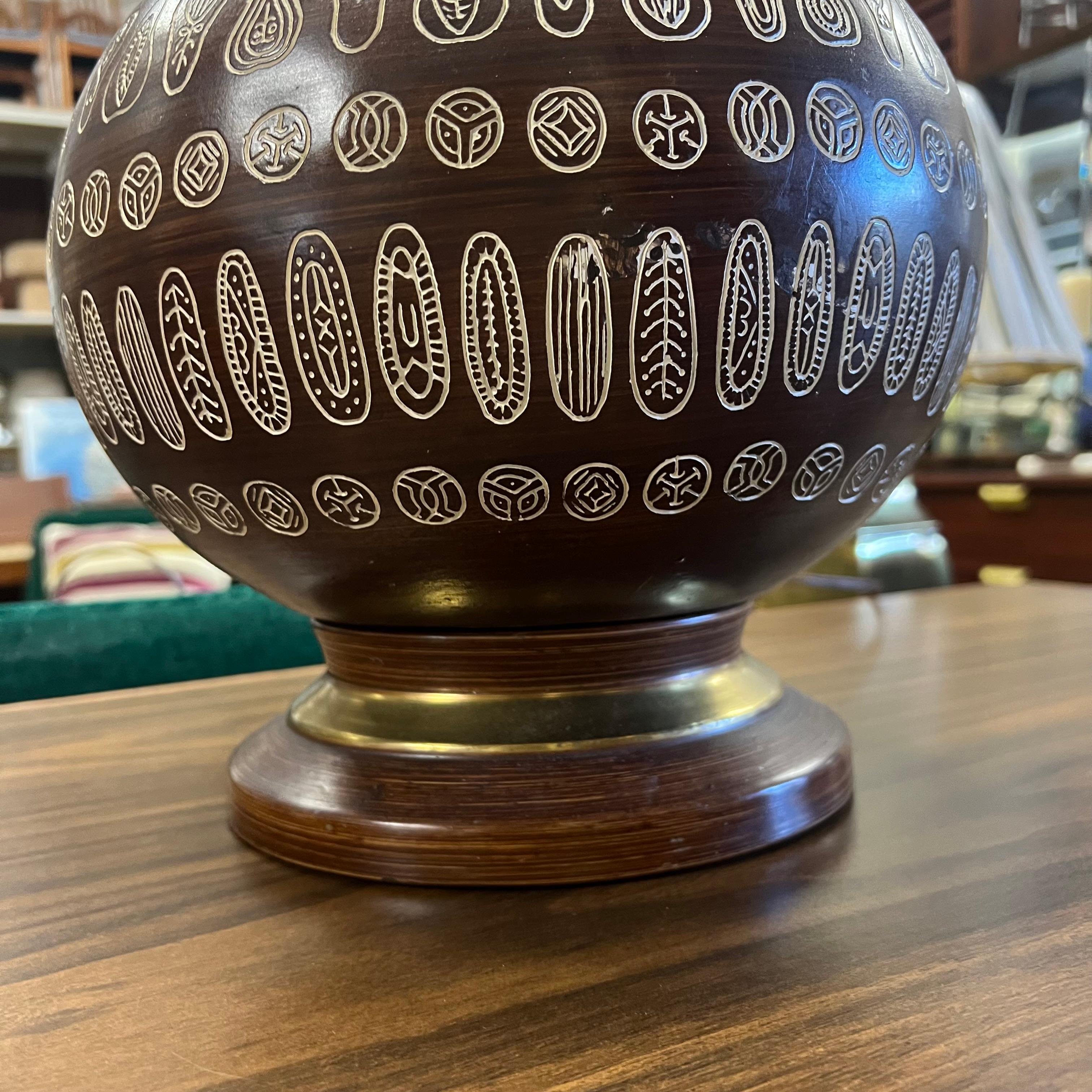 Un par de lámparas de mesa estilo Bitossi de los años 60 en venta 2