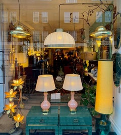 A pair of 1960s brass "Fior di Loto" ceiling lights by Afra and Tobia Scarpa