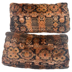 A pair of 1960's Jack Lenor Larson documented lumbar pillows