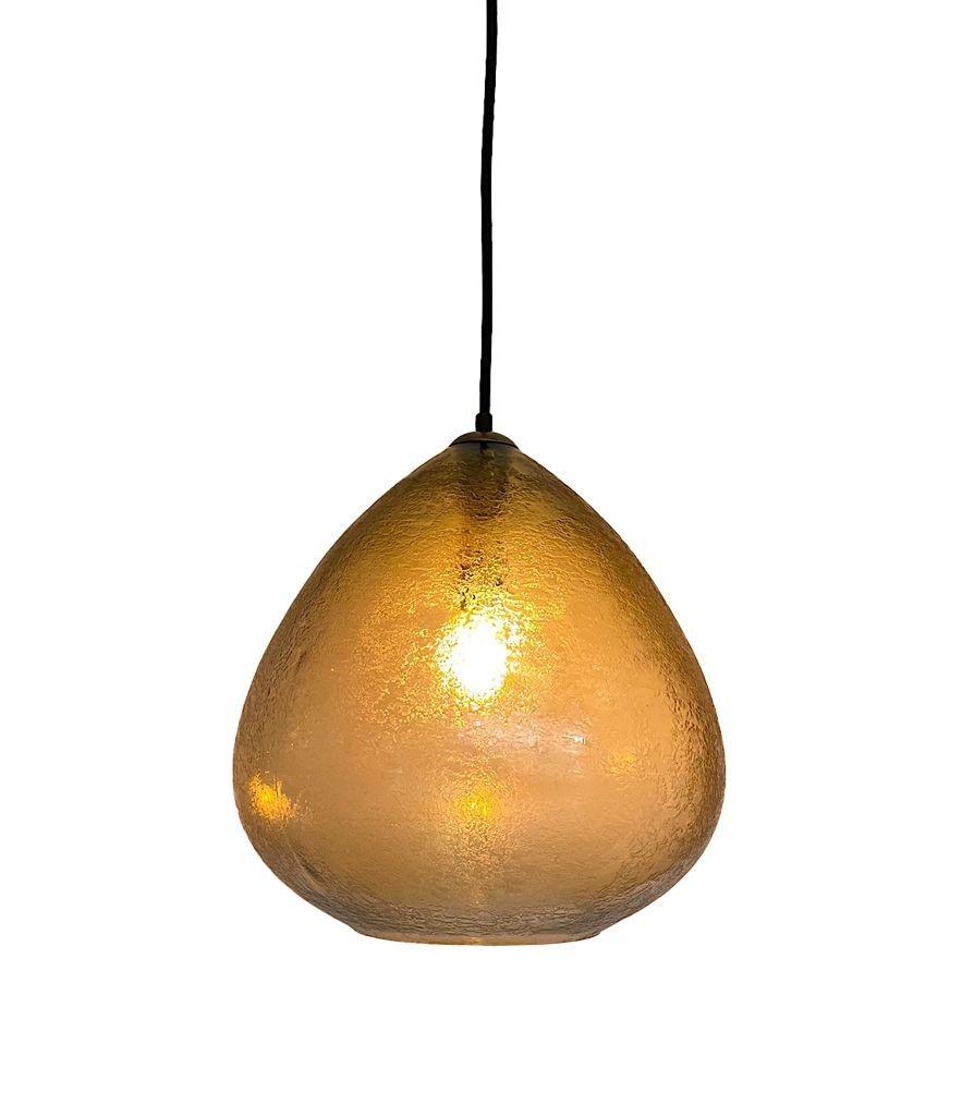 A pair of 1960s Murano glass ceiling lights by Luigi Caccia Dominioni for Azucen 7