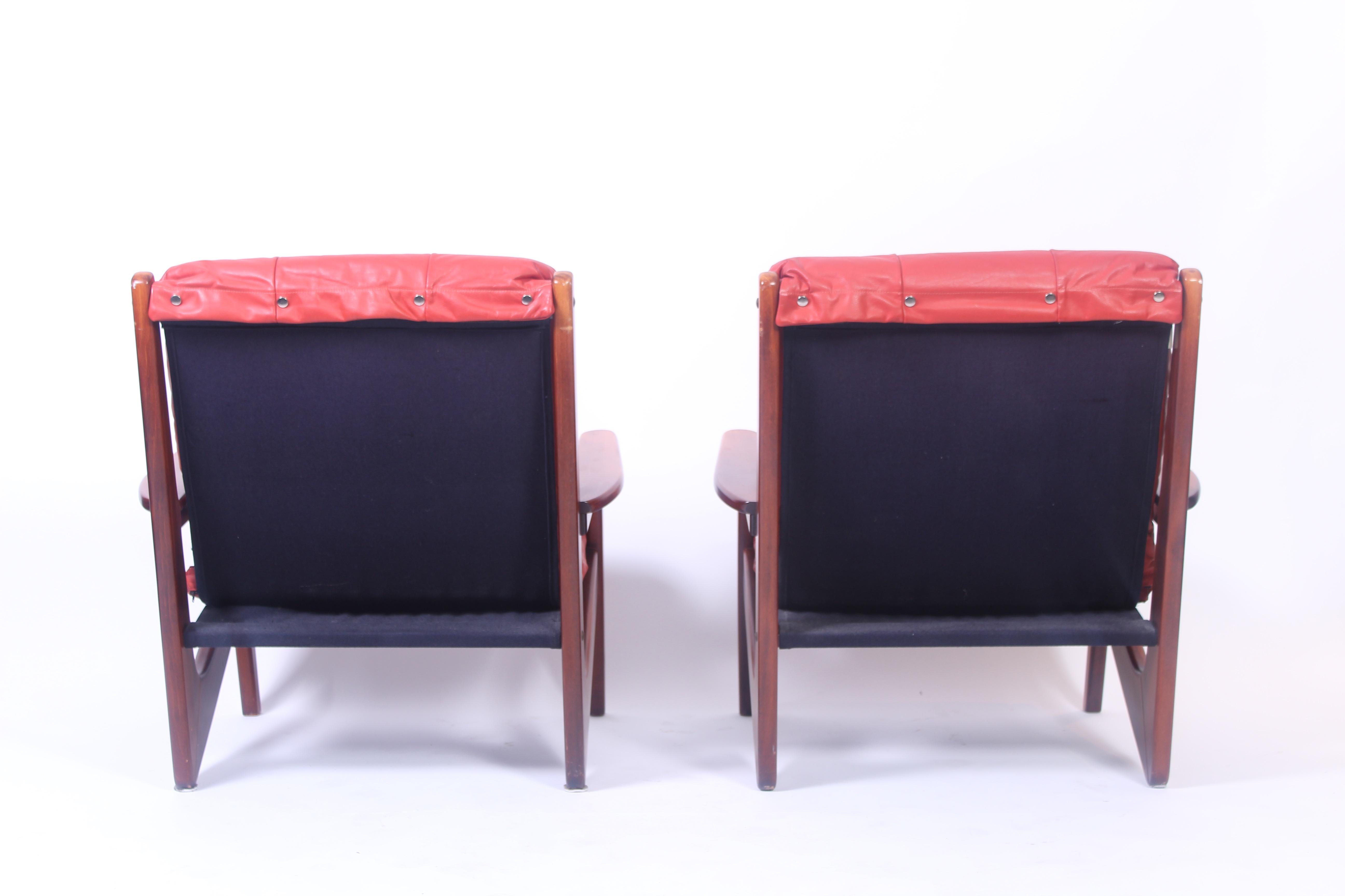 Pair of 1960s Norwegian Easy Chairs 1