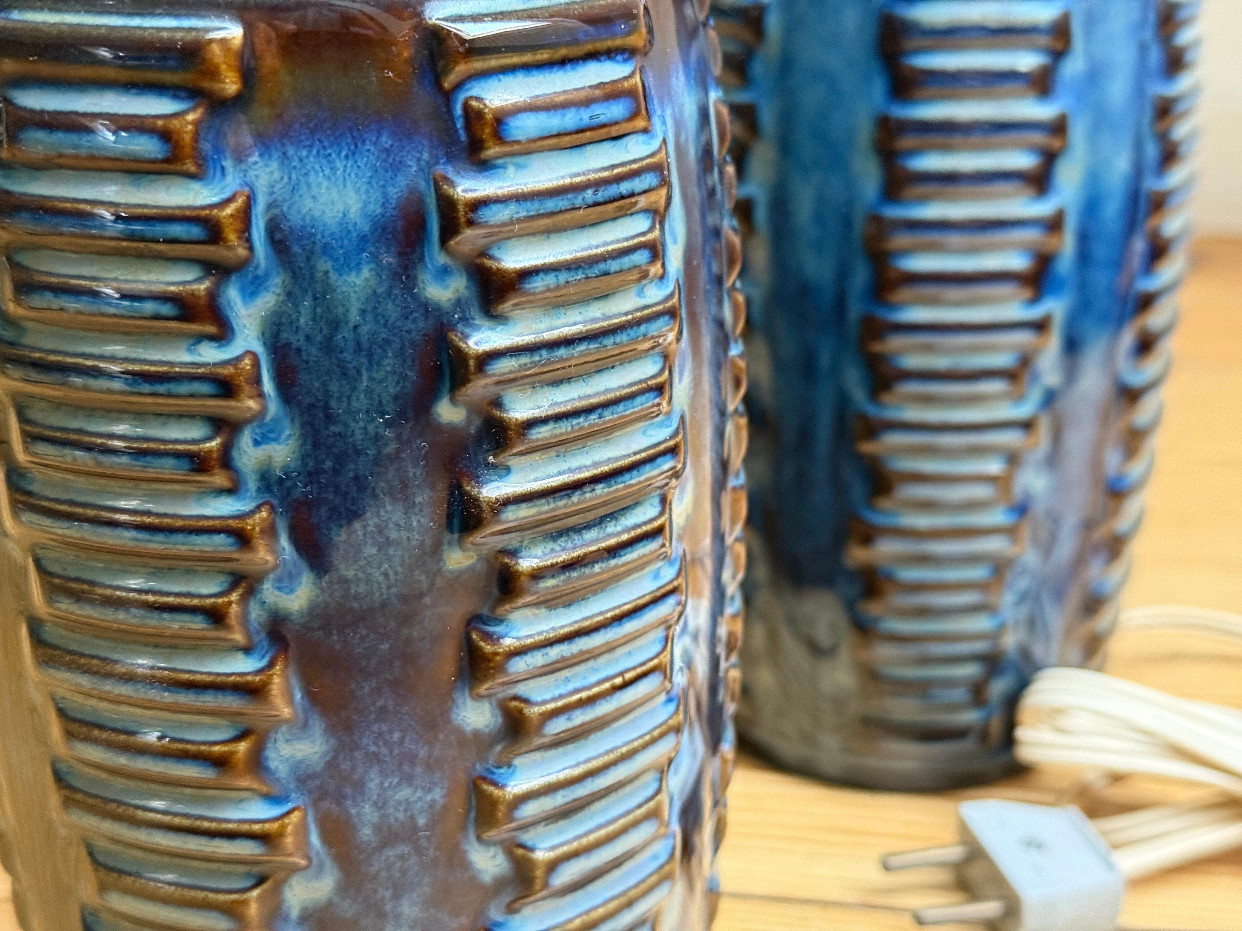 Un par de lámparas de sobremesa Søholm de los años 60, de Einar Johansen en venta 4