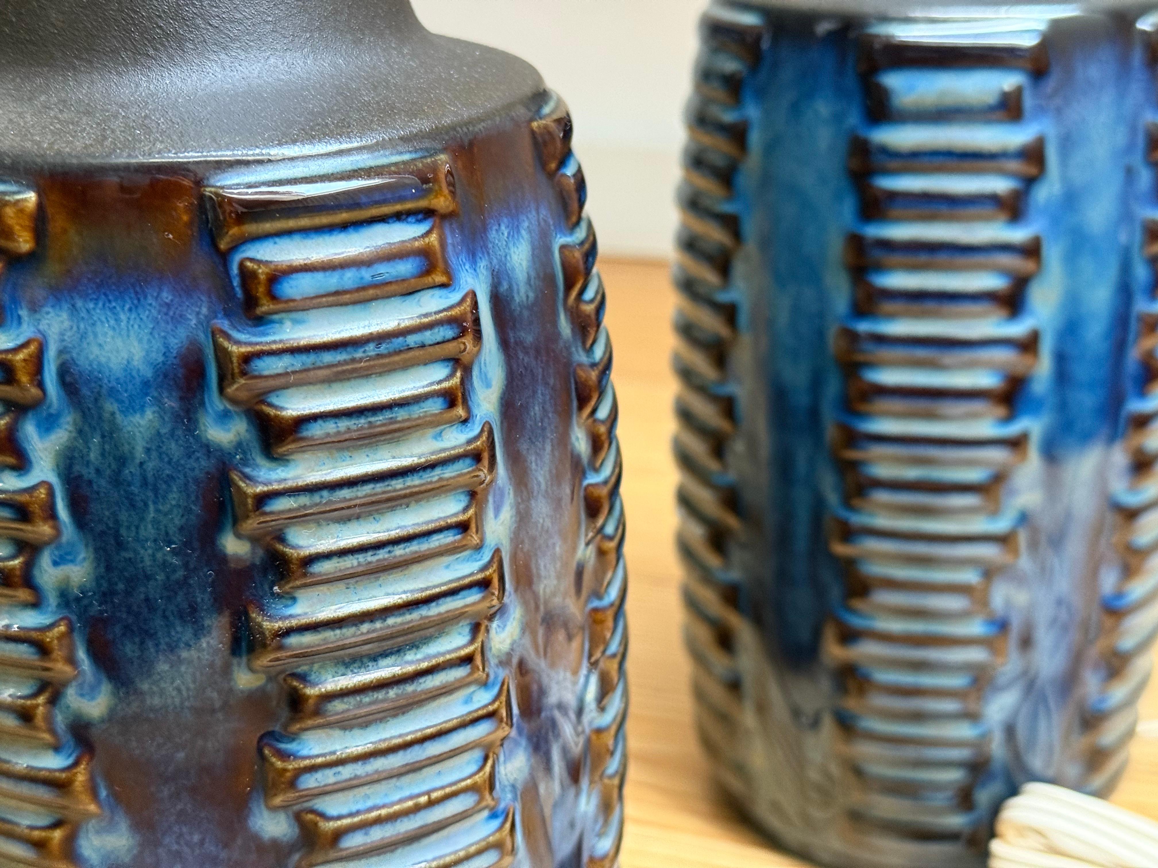 Un par de lámparas de sobremesa Søholm de los años 60, de Einar Johansen en venta 8