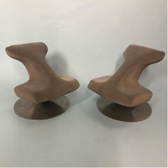 A Pair of 1970’s Radical Modern French Kneeling Stools attributed to Artifort