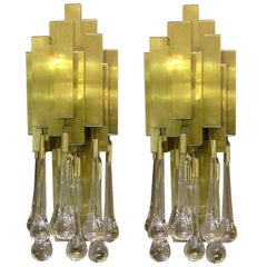 A Pair Of 1970s' Wall Lights By Lumeco, Barcelona. Spain