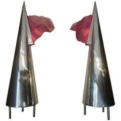 A Pair of 1981 Maestrale Table Lamps by Denis Santachiara