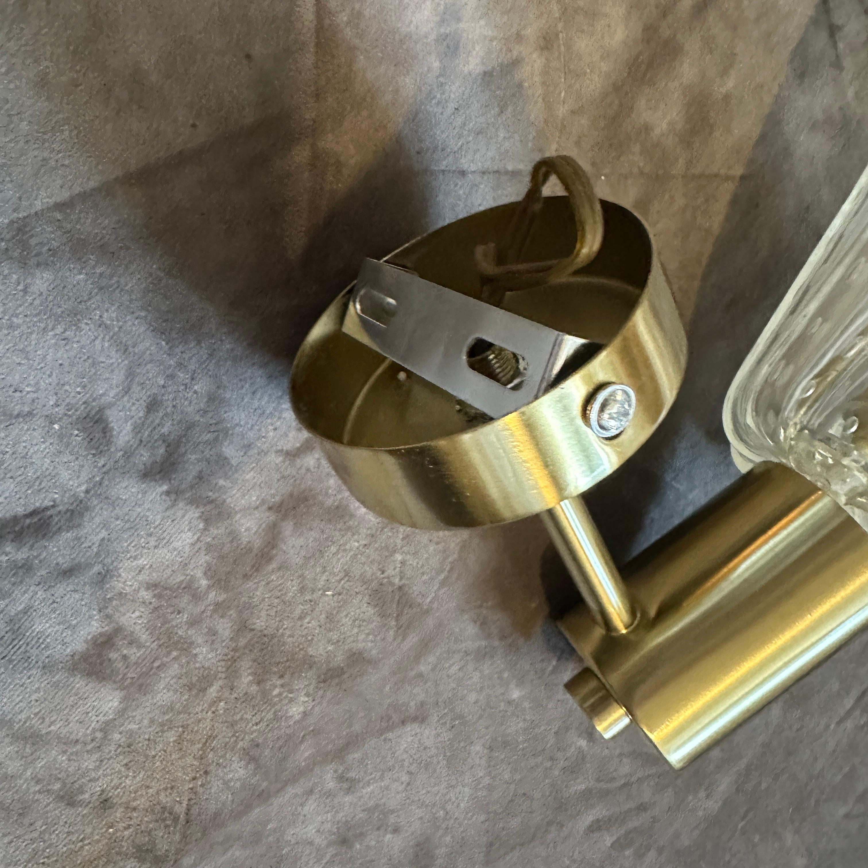 Coppia di lampade da parete in vetro Barovier, stile metà del secolo scorso. in vendita 3