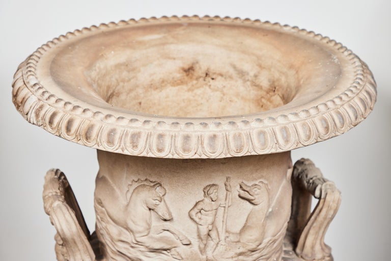 Pair of 19th Century, Classical Style Urns For Sale 3