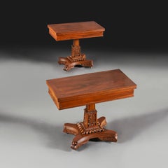 A Pair of 19th Century Anglo-Indian William IV Card Tables