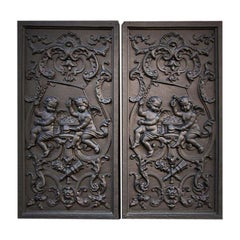 A Pair of 19th Century Fireplace Interiors