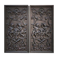 A Pair of 19th Century Fireplace Interiors