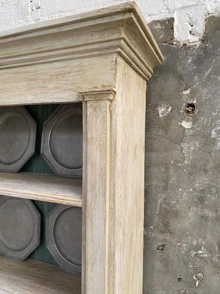 Painted Pair of 19th Century French Directoire Bookcases in Original Paint
