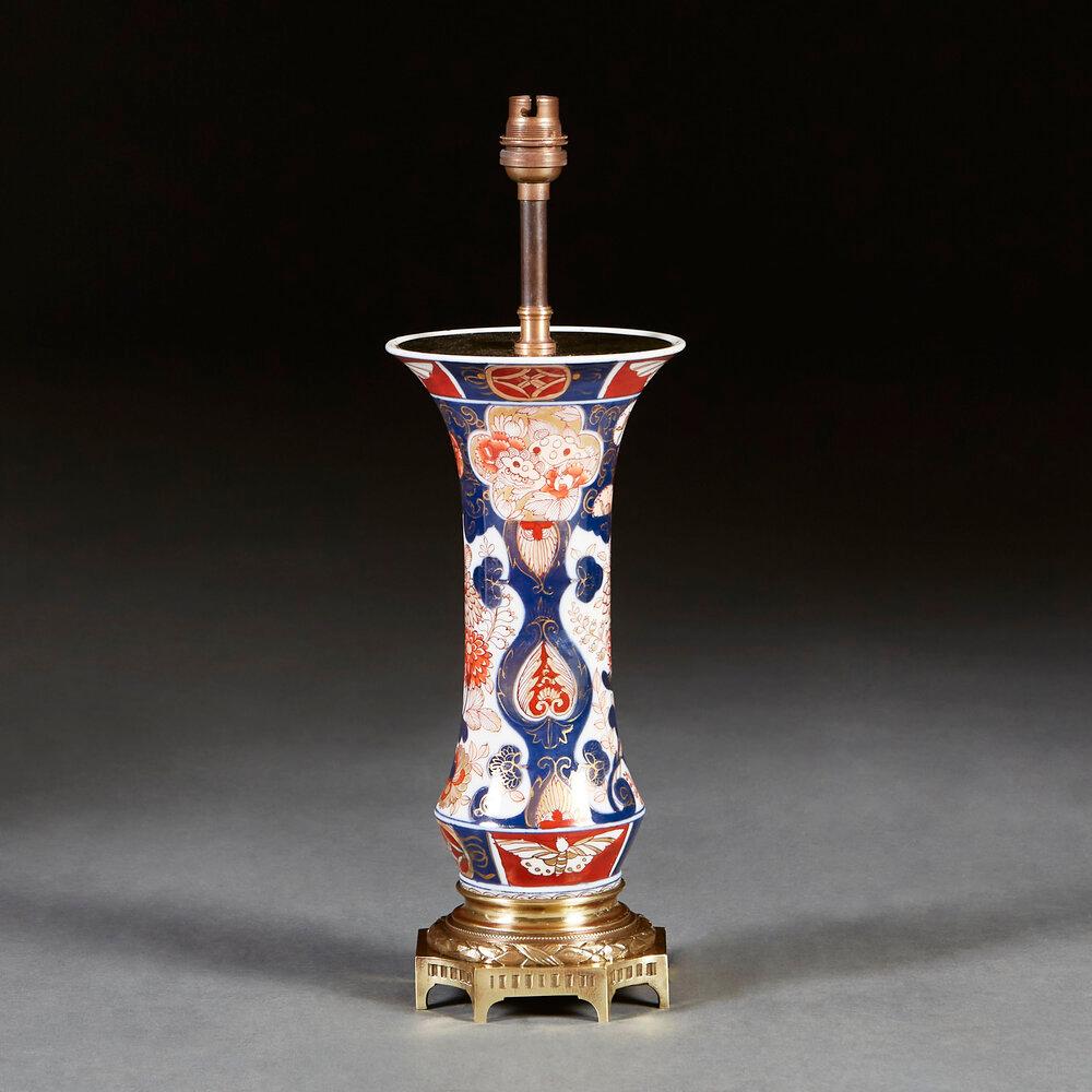 Japanese Pair of 19th Century Imari Vases as Lamps