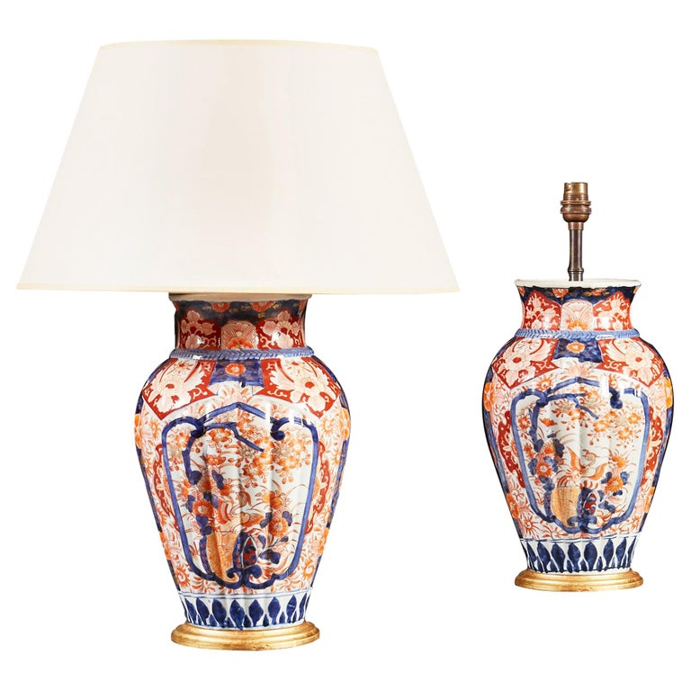 Pair of 19th Century Imari Vases as Lamps at 1stDibs
