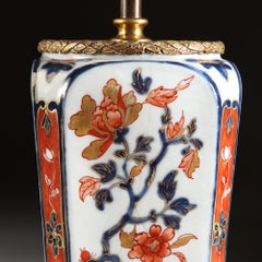 Pair of 19th Century Imari Vases as Table Lamps with Gilt Bronze Mounts
