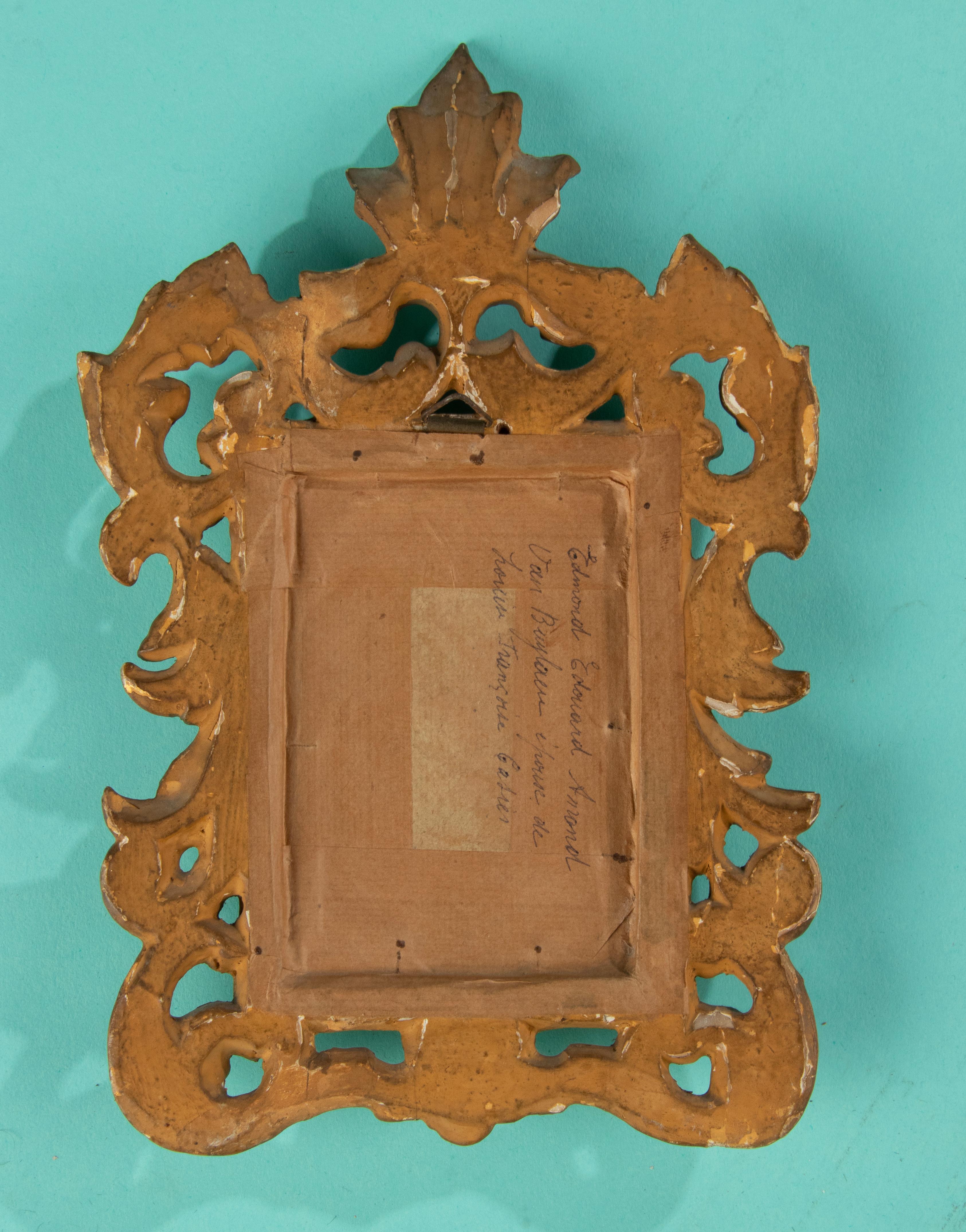 Pair of 19th Century Italian Wooden Carved Picture Frames 5