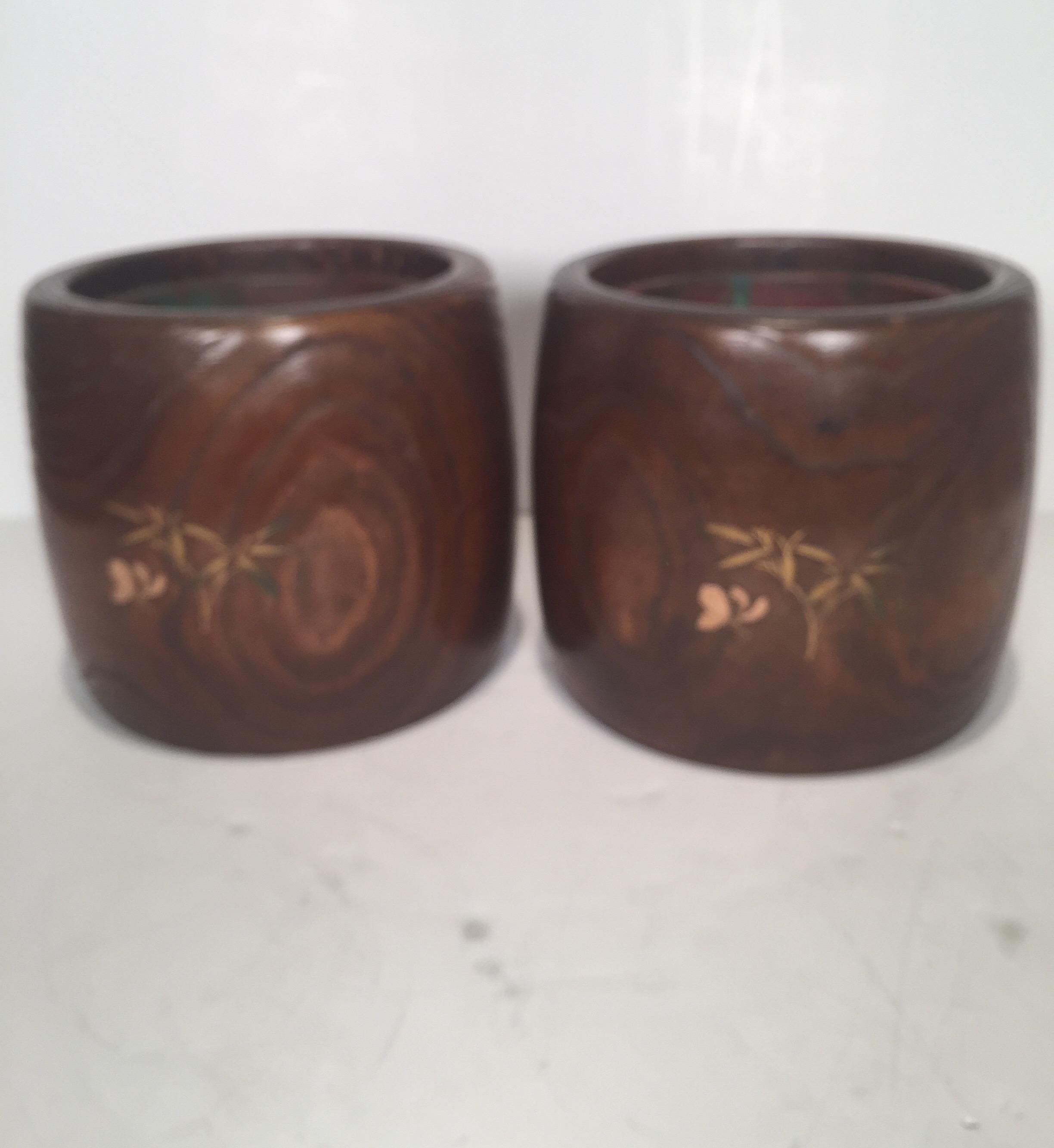 Pair of 19th Century Japanese Wood and Lacquer Jardinière Planters 2