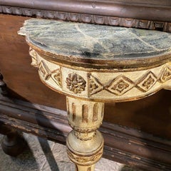 Pair of 19th Century Lacquered Wood Italian Consoles